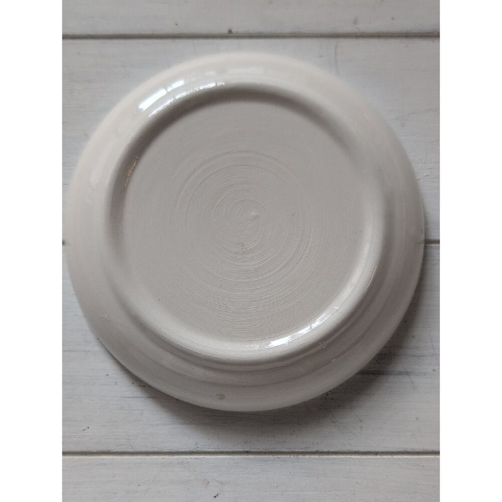 Decorative Ceramic Accent Plate Dish - Blue "Follow Your Soul" Quote 5.25" - Picture 3 of 3